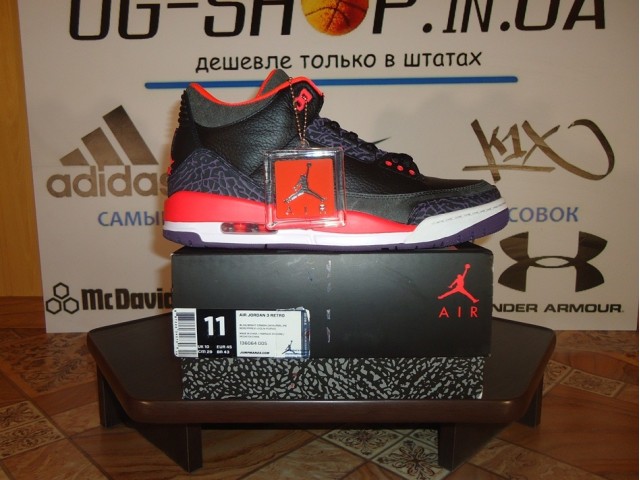 Air Jordan III(3) “Bright Crimson”