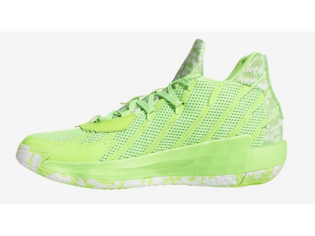 adidas Dame 7 FY0160 Damian Lillard Signal Green White Signal Green Width Width D Medium