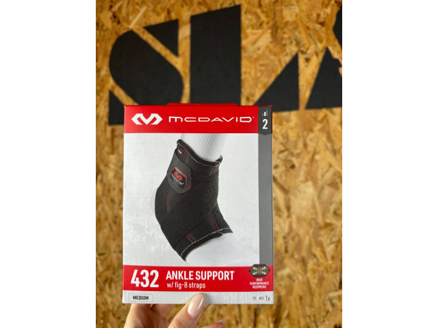 McDavid Ankle Support Brace With Straps - Спортивный голеностоп 