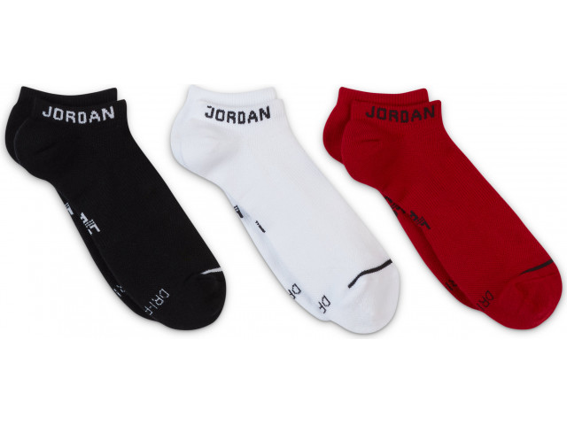 Jordan Jumpman Dri-Fit No-Show 3PPK - Баскетбольные носки (3 пары)