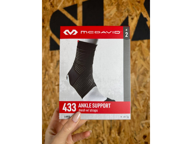 McDavid Ankle Support Mesh With Straps - Фиксатор лодыжки 