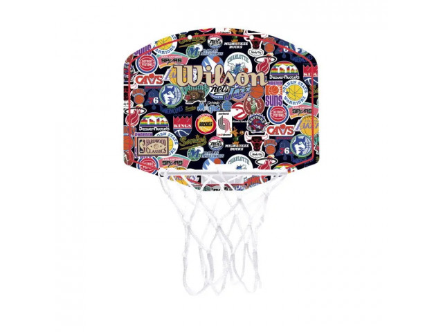 Wilson NBA Team Retro Mini Hoop - Навесное баскетбольное мини-кольцо