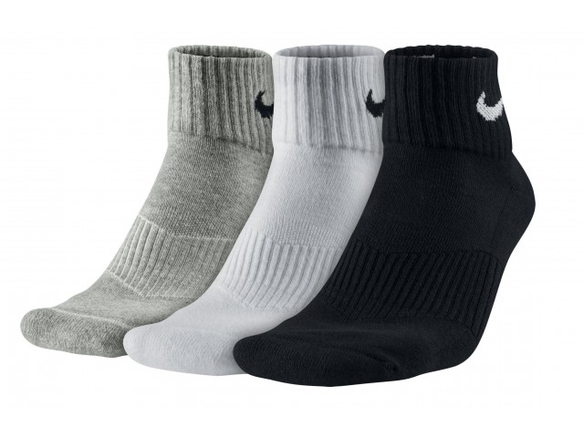 Nike 3PPK Cushion Quarter - Спортивные Носки
