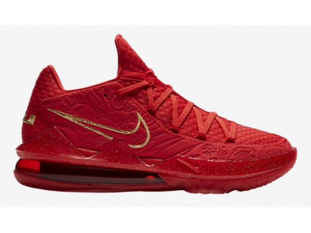 Kyrie 5 store red and gold