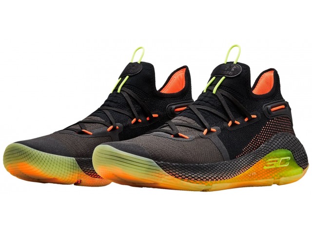 Curry 6 shop black orange