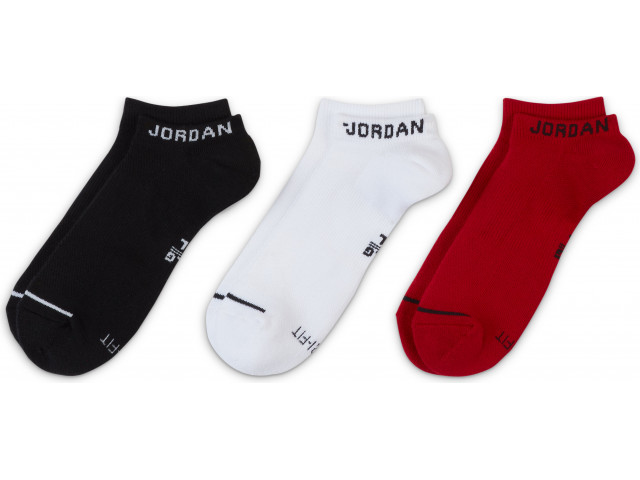 Jordan Jumpman Dri-Fit No-Show 3PPK - Баскетбольные носки (3 пары)