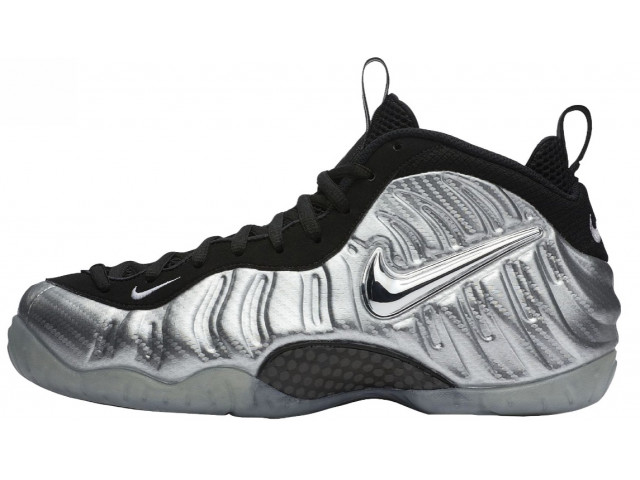 NIKE AIR FOAMPOSITE PRO 16750 004 Metallic Silver Black Metallic Silver