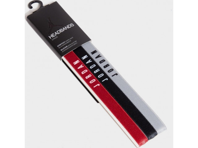 Jordan Headbands 3 Pk Unisex Hair Band - Гумки Для Волосся