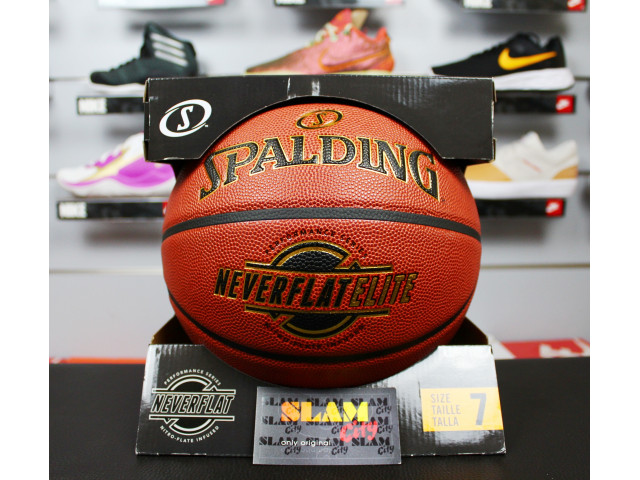 Spalding NeverFlat Elite - Універсальний Баскетбольний М'яч 