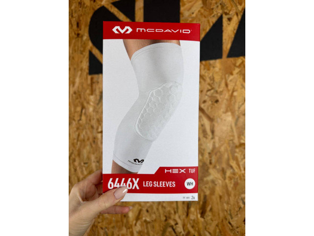 McDavid Extended Compression Leg Sleeve with Hexpad - Компрессионный Наколенник с Защитой(пара)