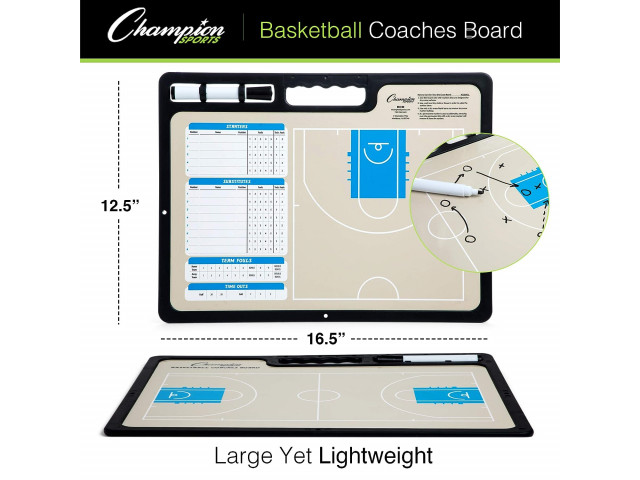 Champion Sports Basketball Coaches Board - Баскетбольная Тренерская Доска