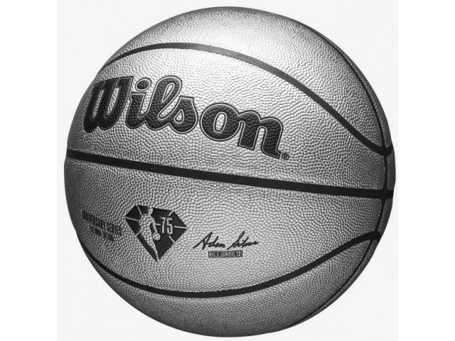 Wilson NBA 75TH Platinum Edition - Баскетбольний М'яч