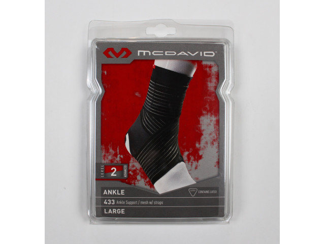 McDavid Ankle Support Mesh With Straps - Фиксатор лодыжки 