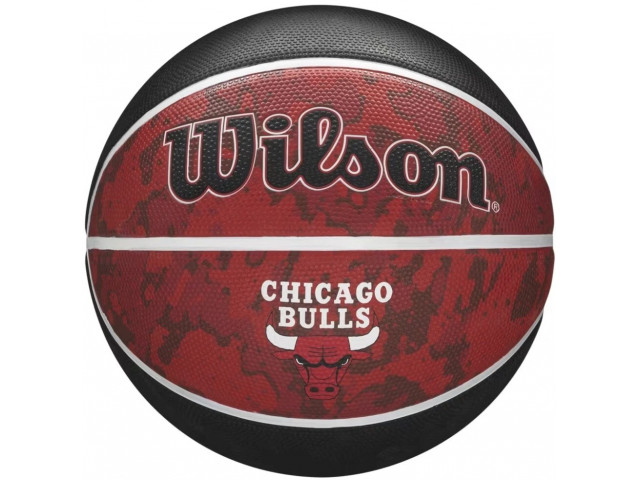Wilson NBA Team Tribute With Ball Pump - Універсальний Баскетбольний М'яч з Насосом