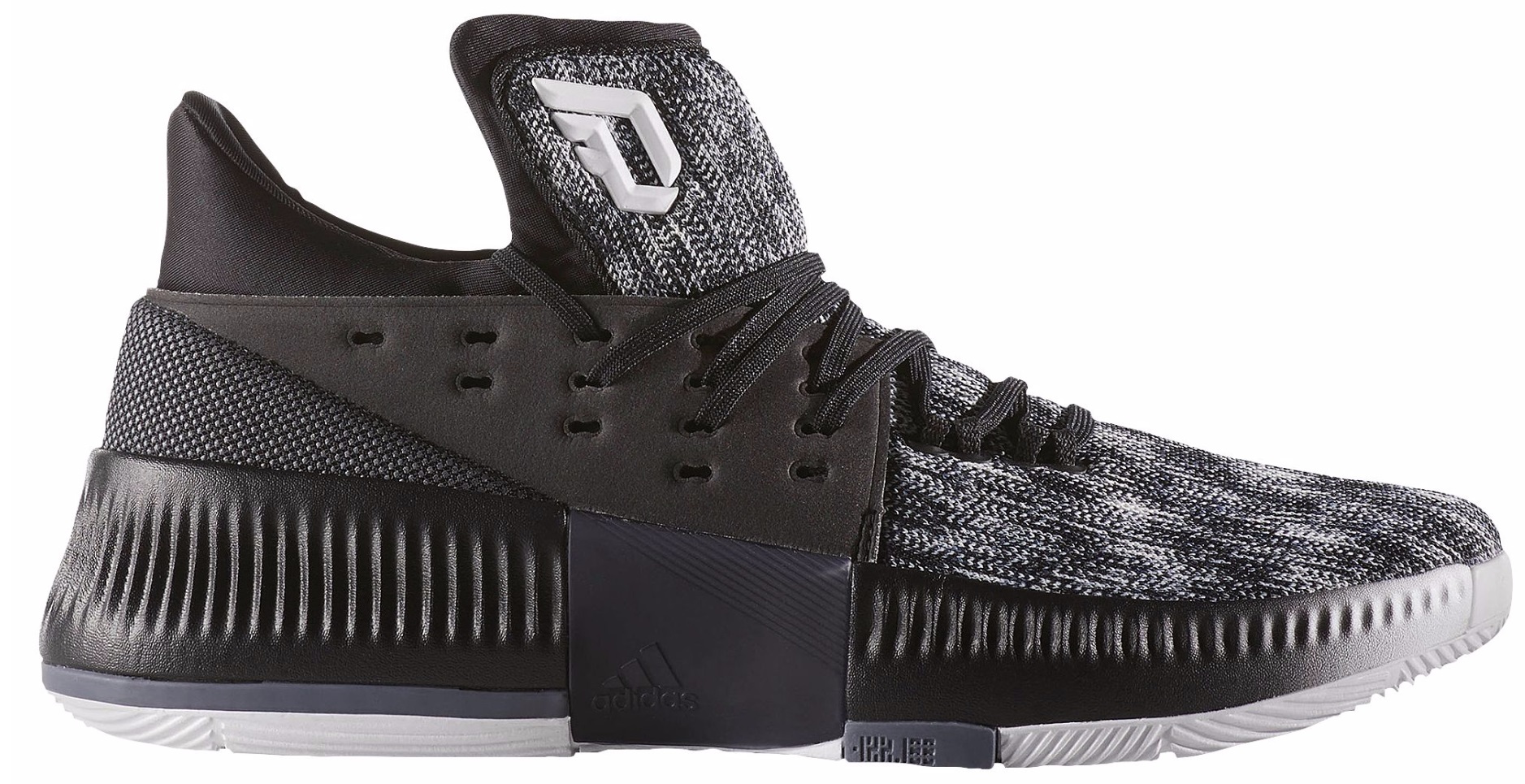 ADIDAS DAME 3 BY3760 Damian Lillard White Black Onix